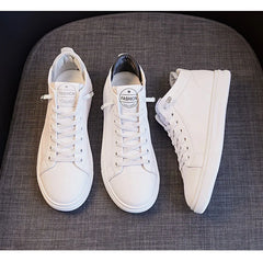 Women Sneakers Genuine Leather Shoes Cowhide Fashion Flat Casual