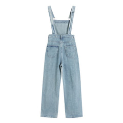 Overalls Pants Women's Suspender Jeans Plus Size Streetwear Baggy