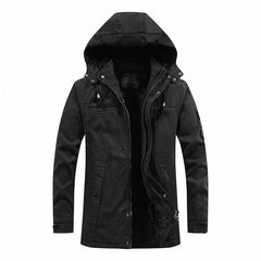 Men's Winter Jacket With Fleece Lining Cotton Clothing