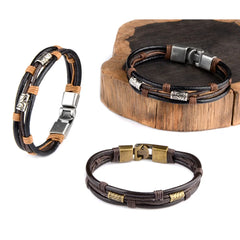 rope metal stud bracelet men Style