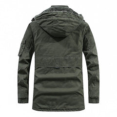 Men's Winter Jacket With Fleece Lining Cotton Clothing