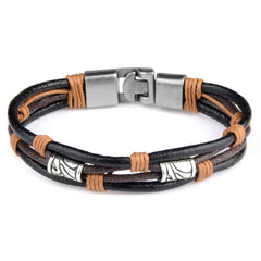 rope metal stud bracelet men Style