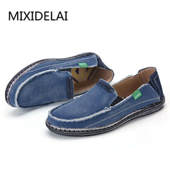 Casual Shoes Jeans Canvas Casual Shoes Slip On Flats Loafer