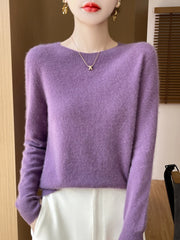Clothing O-Neck Pullover Sweater Fashion Tops