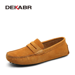Large Size Men Loafers Soft Moccasins Flats Driving Shoes