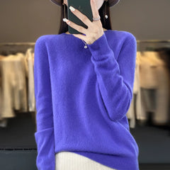 sweater in autumn fashion O-neck autumn warm pullover top