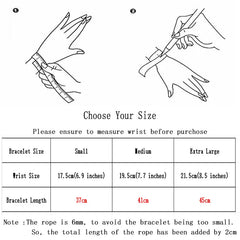 Men Bohemia Rope Bracelet Style