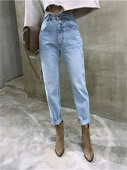 High Waisted Jeans High Waisted Fashion Vintage Casual Chic Jeans