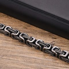 8mm Vintage Byzantine Bracelets for Men