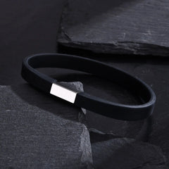 Front Stainless Steel Beads Bracelets Sports Wristband