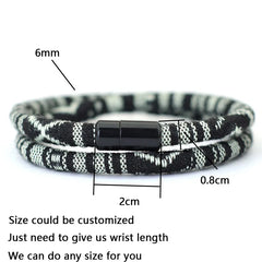 Men Bohemia Rope Bracelet Style