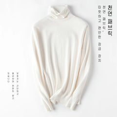Women Sweater Turtleneck Slim Warm Pullovers Basic Knitted Tops