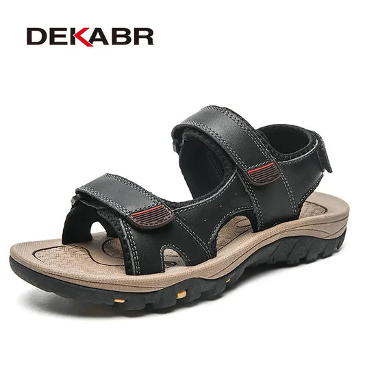 Men Sandals Summer Open Toe Platform Shoes Non-Slip Beach Casual Shoes