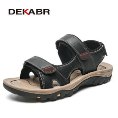 Men Sandals Summer Open Toe Platform Shoes Non-Slip Beach Casual Shoes