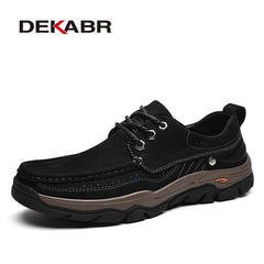 Comfortable Classical Genuine Leather Flats Shoes Causal Working Sneaker