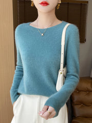Clothing O-Neck Pullover Sweater Fashion Tops