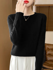 Clothing O-Neck Pullover Sweater Fashion Tops