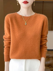 Clothing O-Neck Pullover Sweater Fashion Tops