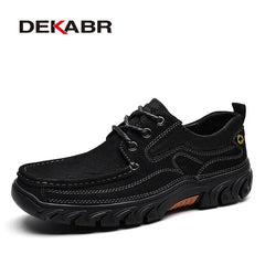 Comfortable Classical Genuine Leather Flats Shoes Causal Working Sneaker