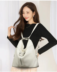 Women Soft Leather Backpacks Purses Large Capacity Shoulder Bag