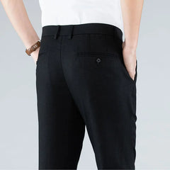 Ultra-thin Men's Fashion Pants Casual Straight Trousers