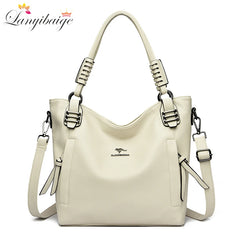 Genuine Leather Handbag Fashion Women Shoulder Messenger Bag