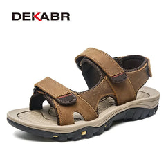 Men Sandals Summer Open Toe Platform Shoes Non-Slip Beach Casual Shoes