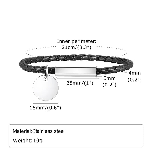 Bracelets Small Coin Charm Wristband Couple Jewelry