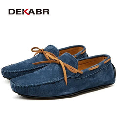 Plus Size Men's Casual Shoes Leather Flats Driving Loafers Footwear
