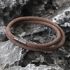 Minimalist Outdoors Sports Men Bracelet Rope Bangle