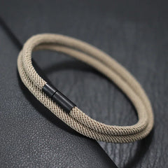 Minimalist Outdoors Sports Men Bracelet Rope Bangle