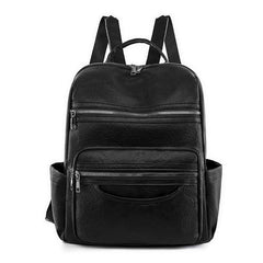 Genuine Leather Classic Backpack Travel Fashion School Bag