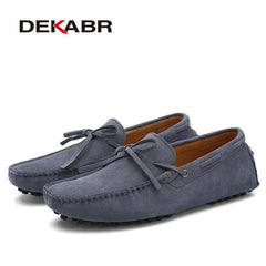 Plus Size Men's Casual Shoes Leather Flats Driving Loafers Footwear