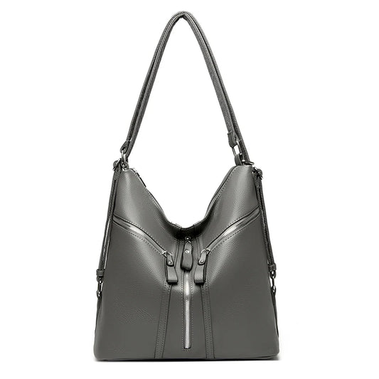 Women Soft Leather Backpacks Purses Large Capacity Shoulder Bag