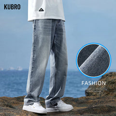 Street Youth Y2K Wide Leg Pants Fashion Casual Denim Trousers