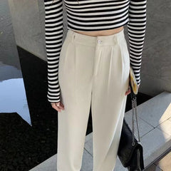 Women's Pants Winter Plus Velvet Wide Leg Pants Casual