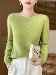 Clothing O-Neck Pullover Sweater Fashion Tops