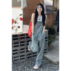 Denim Overalls for Women's Summer Clothes Baggy Jeans