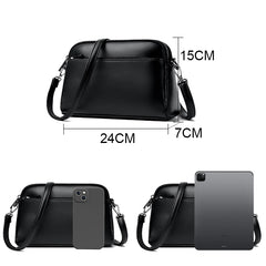 Genuine Leather Crossbody Large Capacity Messenger Bag
