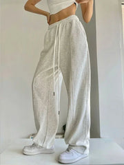 Women Sweatpants Casual Joggers Harajuku Fashion Y2k Wide Leg Trousers