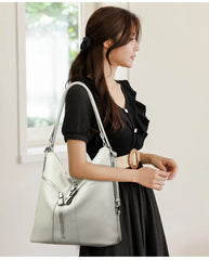 Women Soft Leather Backpacks Purses Large Capacity Shoulder Bag