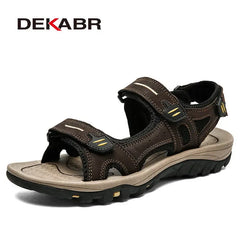 Men Sandals Summer Open Toe Platform Shoes Non-Slip Beach Casual Shoes