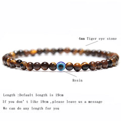 Fashion 4mm Bracelet Natural Stone Beads Jewelry