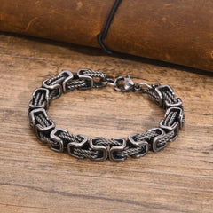 8mm Vintage Byzantine Bracelets for Men
