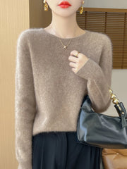 Clothing O-Neck Pullover Sweater Fashion Tops