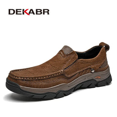 Comfortable Classical Genuine Leather Flats Shoes Causal Working Sneaker