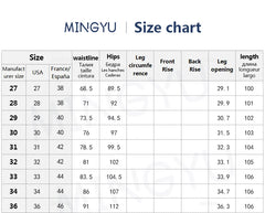 Men's Classic Fashion Jeans Casual Slim Skinny Vintage Streetwear