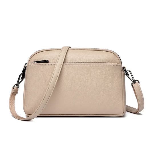 Genuine Leather Crossbody Large Capacity Messenger Bag