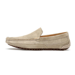 Suede Leather Man Loafers Boat Shoes Moccasins