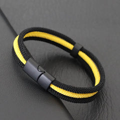 Men Bracelet 4mm Grade A Milan Rope Wrap Buckle Outdoor Bracelets